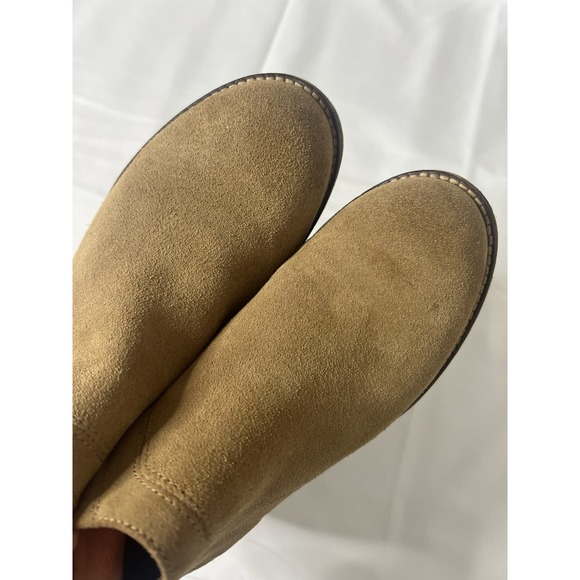 Clarks‎ Demi Beat Boho Ankle Boots Booties Pull On Casual Shoes Sand Suede 7.5M - Picture 6 of 10